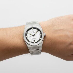 NWT Authentic Duxot Bastia Automatic Silver Dial Men's Watch